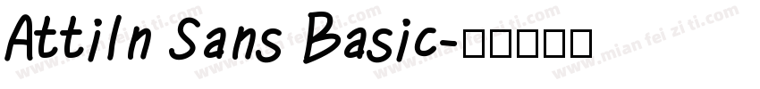 Attiln Sans Basic字体转换